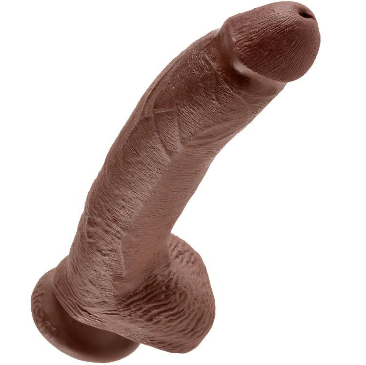 KING COCK - 9 PÉNIS BRUNS RÉALISTES 22,9 CM