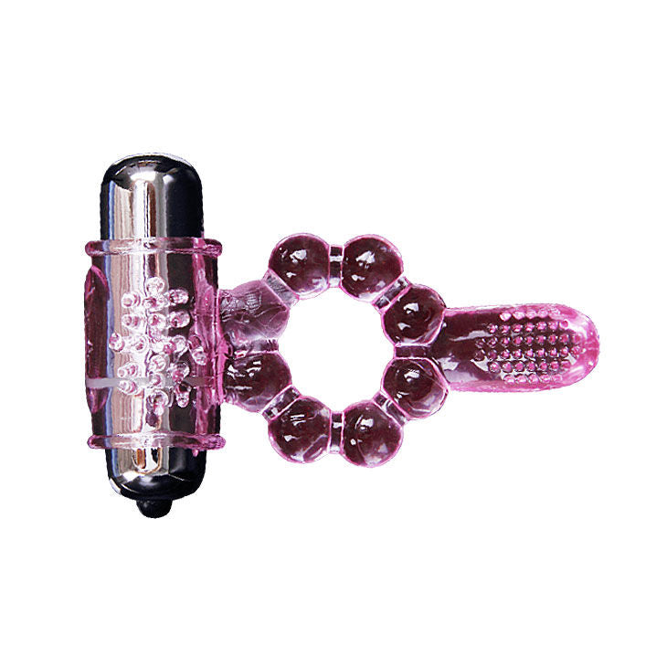 DANSE - ANNEAU DE LANGUE VIBRANT ROSE AVEC 10 RYTHMES