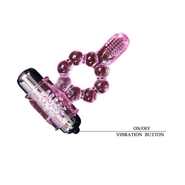 DANSE - ANNEAU DE LANGUE VIBRANT ROSE AVEC 10 RYTHMES