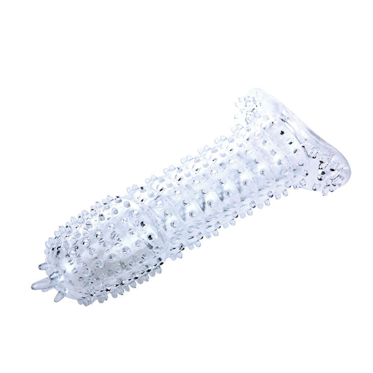 DANCE - MANCHON PÉNIS ROSE AVEC POINTS STIMULANTS 14 CM