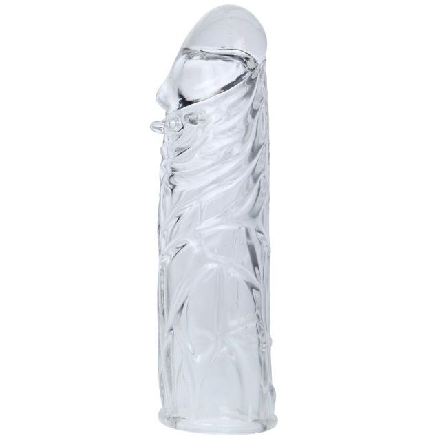DANCE - MANCHON PÉNIS EN SILICONE LILAS ADAPTABLE 13 CM
