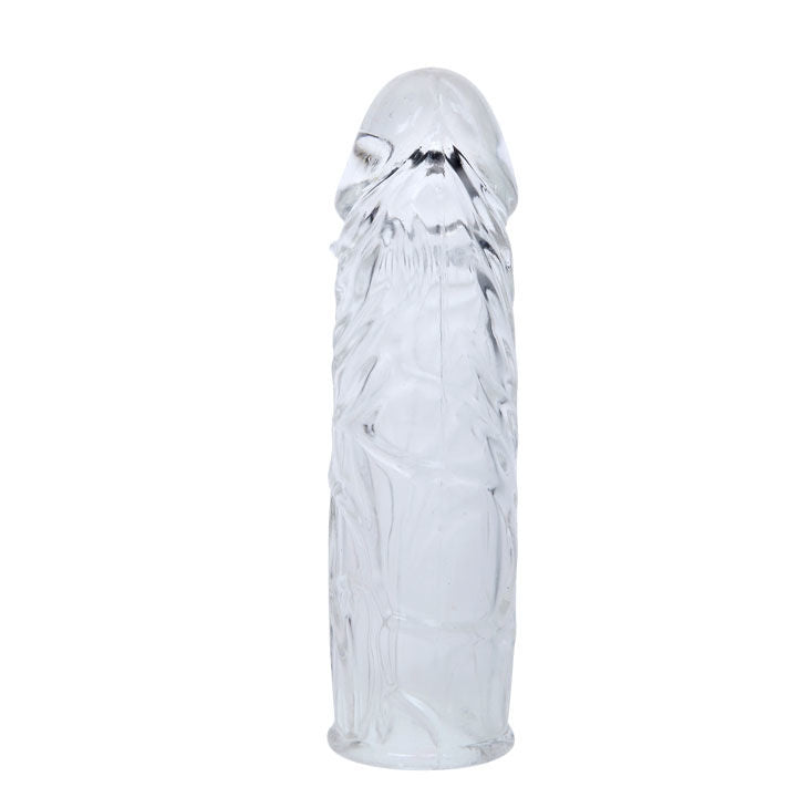 DANCE - MANCHON PÉNIS EN SILICONE LILAS ADAPTABLE 13 CM