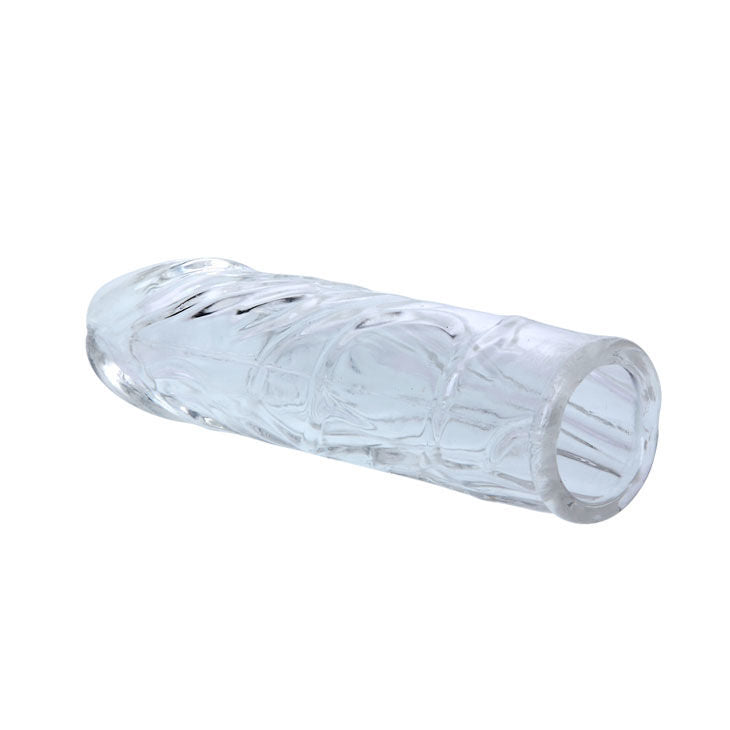 DANCE - MANCHON PÉNIS EN SILICONE LILAS ADAPTABLE 13 CM