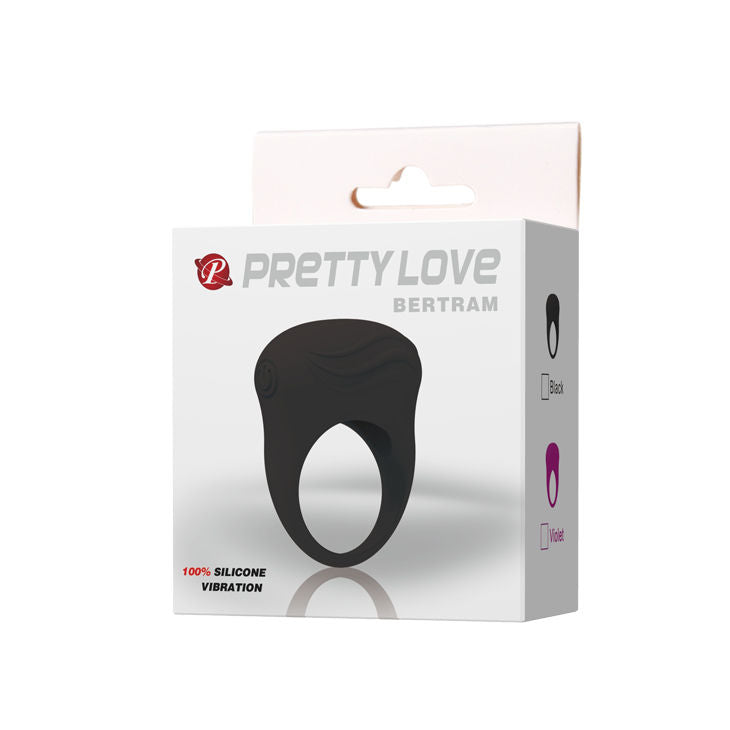 PRETTY LOVE - BAGUE VIBRANTE NOIRE BERTRAM