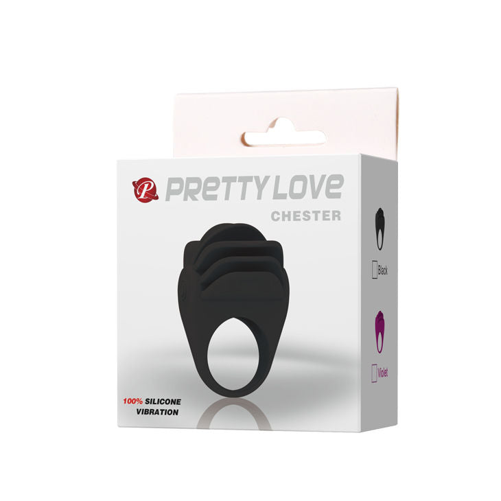 PRETTY LOVE - BAGUE VIBRANTE CHESTER NOIRE