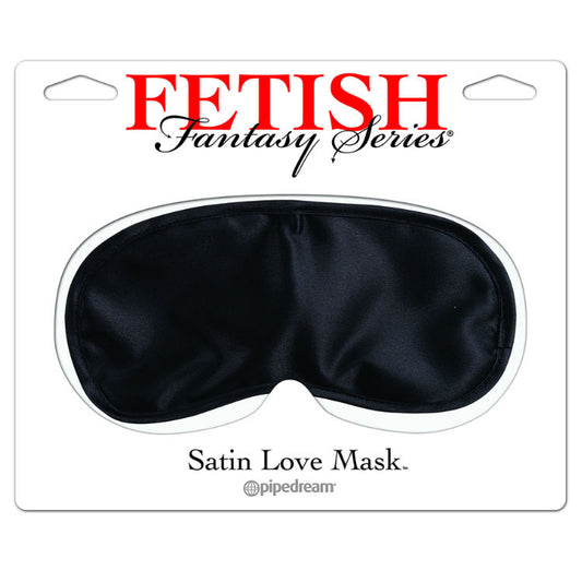 SÉRIE FETISH FANTASY - MASQUE EN SATIN NOIR