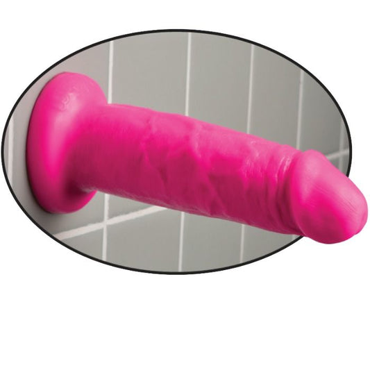 DILLIO - GODE AVEC VENTOUSE CHUB 15,2 CM ROSE