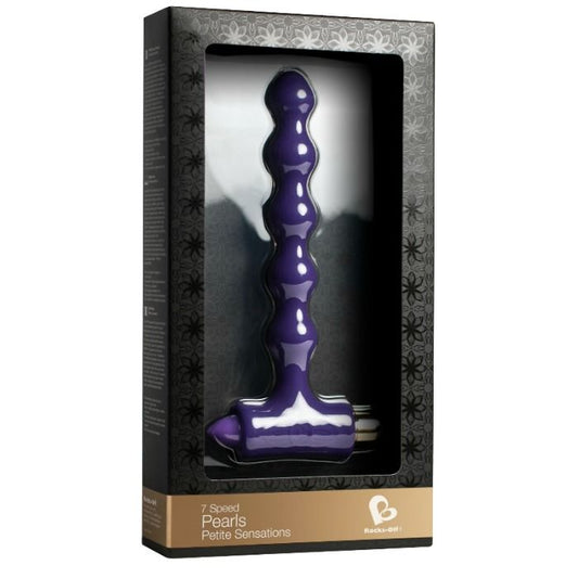 ROCKS-OFF - PETITE SENSATIONS PERLES PLUG ANAL VIBRANT ET ONDULANT