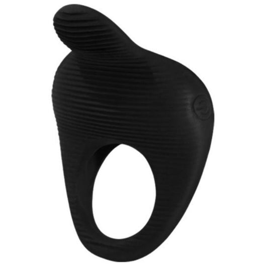 PRETTY LOVE - BAGUE VIBRANTE NOIRE DÉ À COUPER