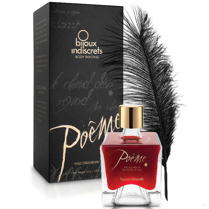 BIJOUX - POEME PEINTURE COMESTIBLE FRAISE DES BOIS 50 GR