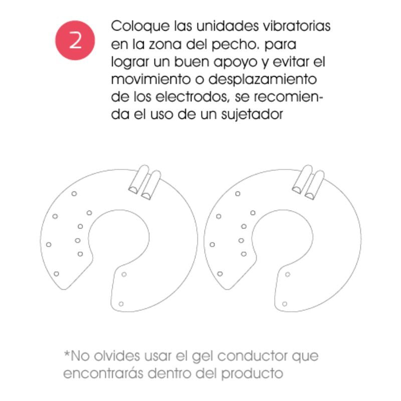 500 COSMETICS - U BREAST ÉLECTROSTIMULATION POUR L'AUGMENTATION MAMMAIRE