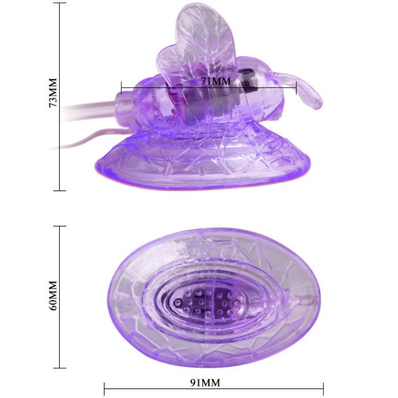 DANSE - PAPILLON VIBRANT LILAS STIMULATION DU CLITORIS