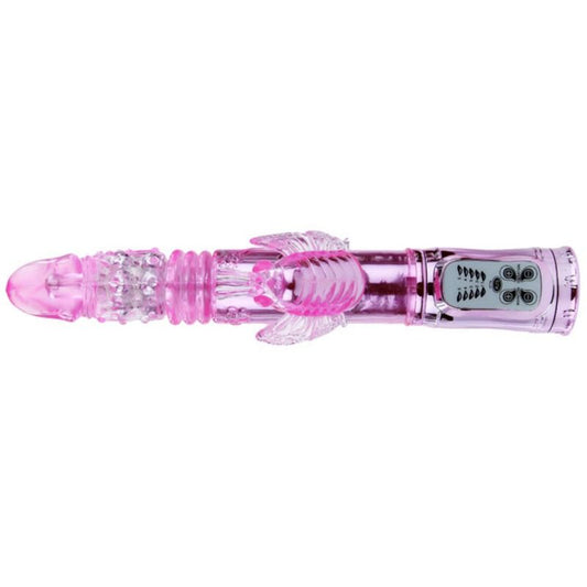 BAILE - RECHARGEABLE VIBRATOR WITH ROTATING AND THROBBING BUTTERFLY STIMULATOR