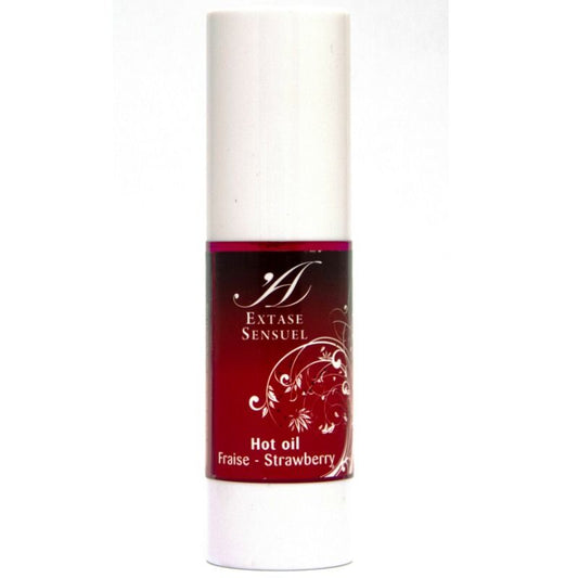 EXTASE SENSUAL - HUILE THERMIQUE STIMULANTE À LA FRAISE 30 ML
