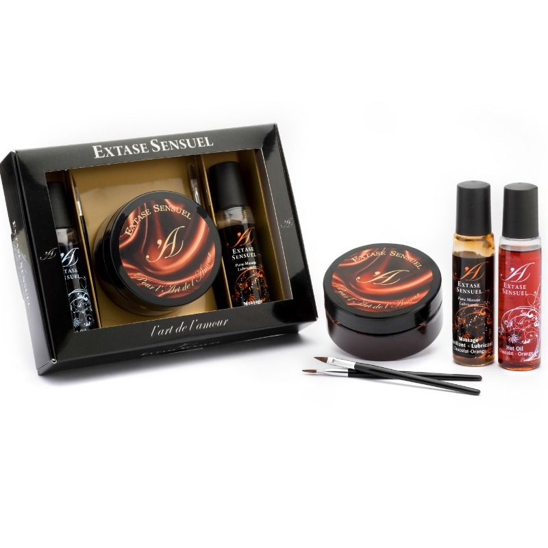 SENSUAL EXTASE - KIT APHRODISIAQUE POUR COFFRE EN CHOCOLAT