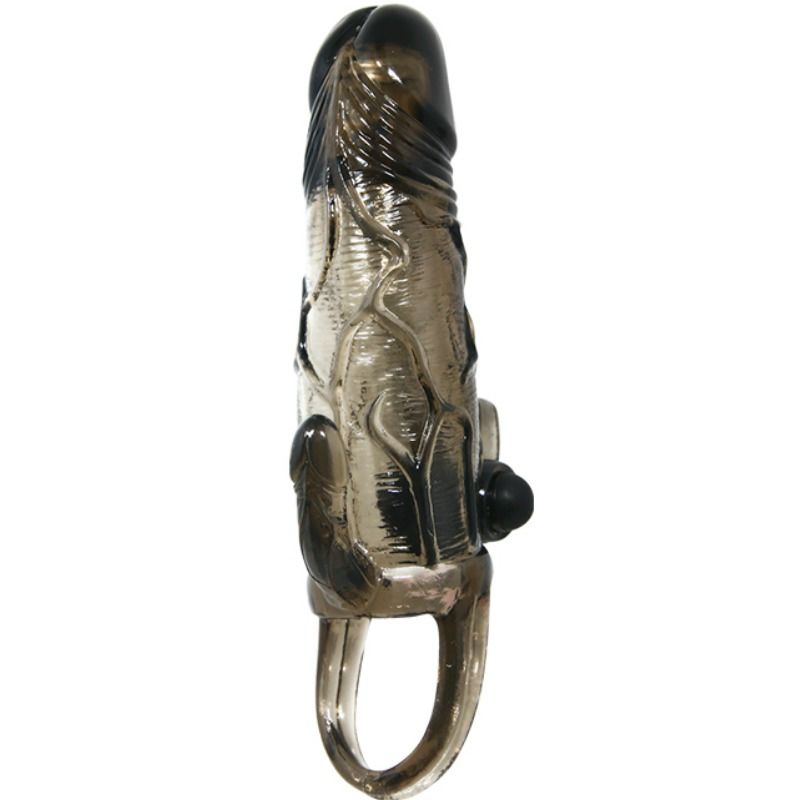 DANCE - BRAVE MAN MANCHE PÉNIS VIBRANT ANAL ET CLITORIS 16,5 CM NOIR