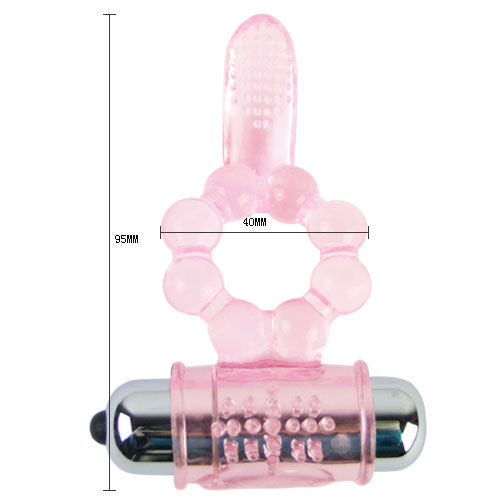 DANSE - ANNEAU DE LANGUE VIBRANT ROSE AVEC 10 RYTHMES