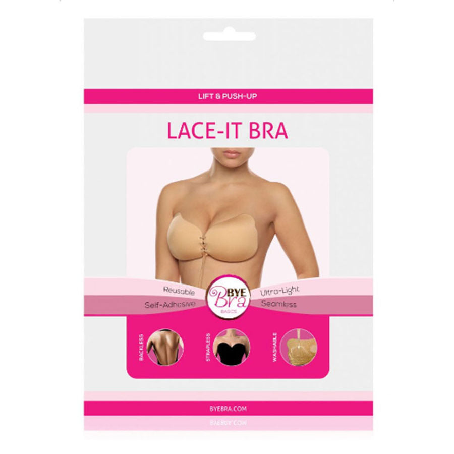 BYE-BRA - LACE-IT PUSH-UP ENHANCER NOIR BONNET D