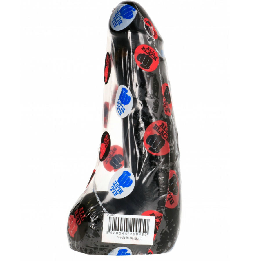 ALL BLACK - GODE RÉALISTE NOIR SOUPLE 20 CM