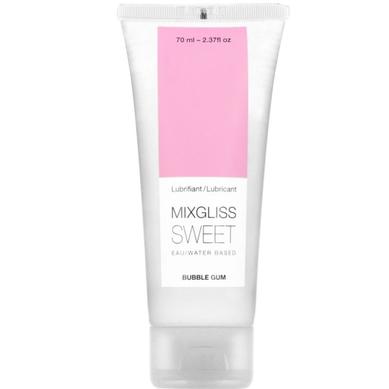 MIXGLISS - LUBRIFIANT À BASE D'EAU SAVEUR GOMME 70 ML