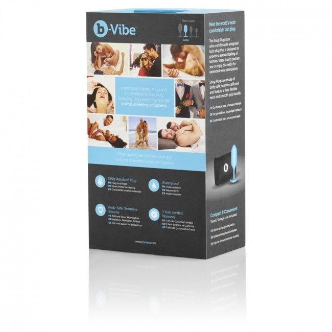 B-VIBE - Plug anal 3 bleu ciel