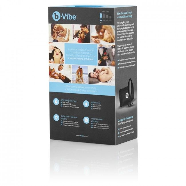 B-VIBE - Plug anal 4 en 1 noir