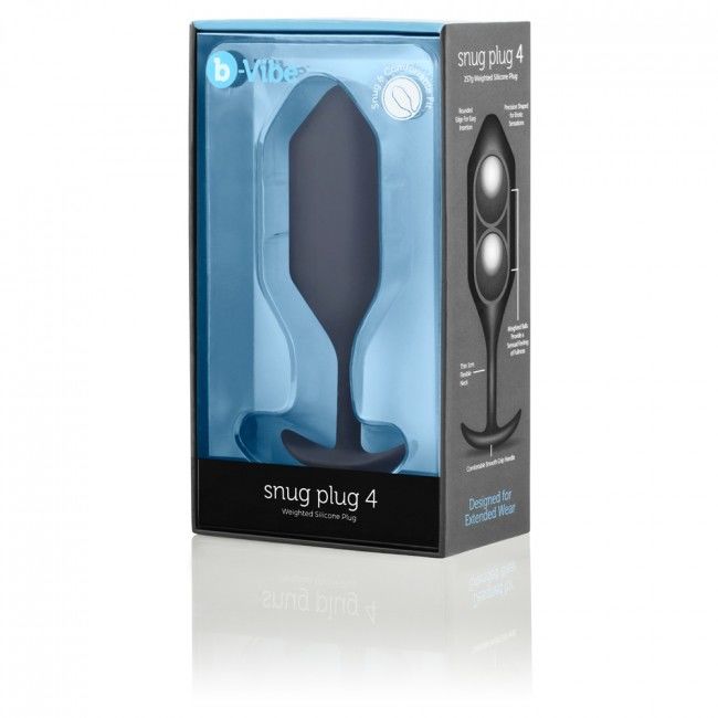 B-VIBE - Plug anal 4 en 1 noir