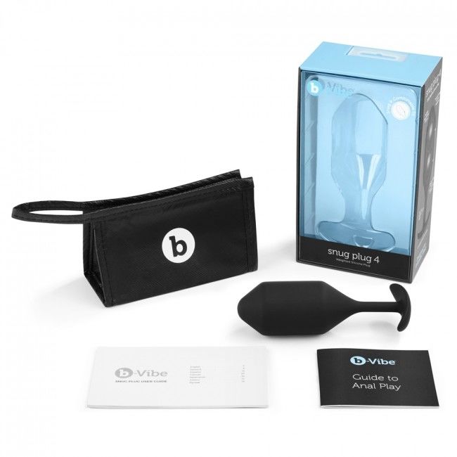 B-VIBE - Plug anal 4 en 1 noir