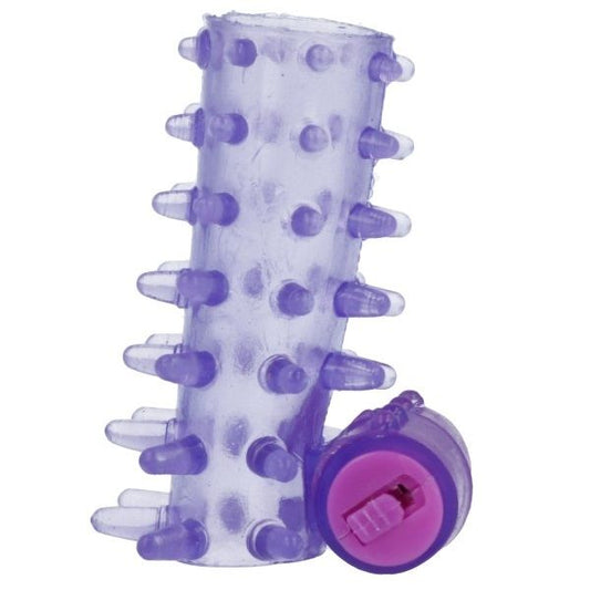 CASUAL LOVE - VIBRATEUR LILAS AVEC ANNEAU DE COUVERTURE DE PÉNIS