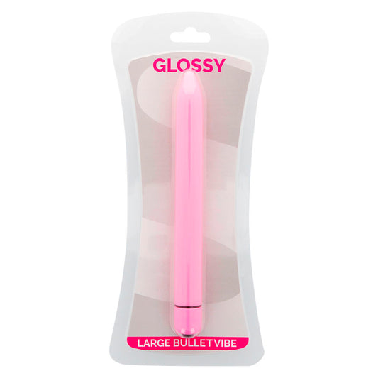 GLOSSY - VIBRATEUR ROSE FIN