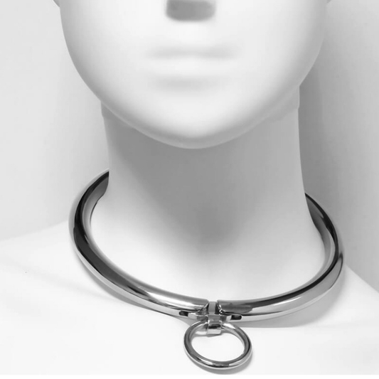HARD METAL - METAL NECKLACE WITH COMBINATION CLASP 10.5 CM