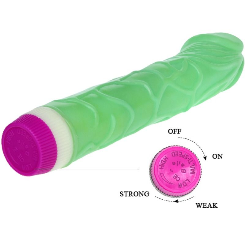 DANCE - VIBRATEUR WAVES OF PLEASURE 23 CM VERT