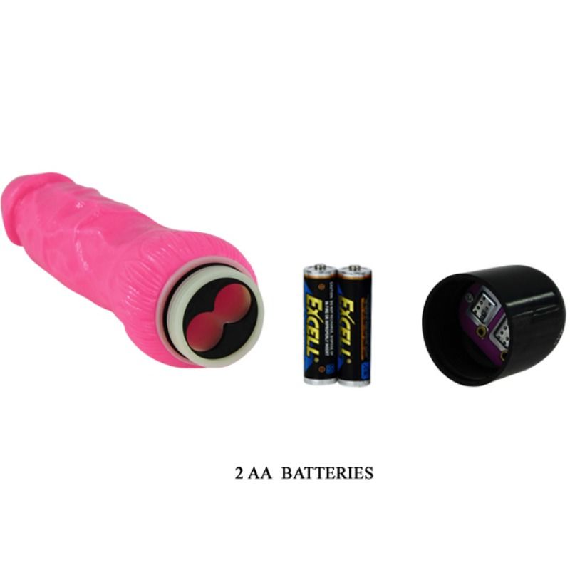DANCE - VIBRATEUR RÉALISTE COLORÉ SEXUEL ROSE 24 CM