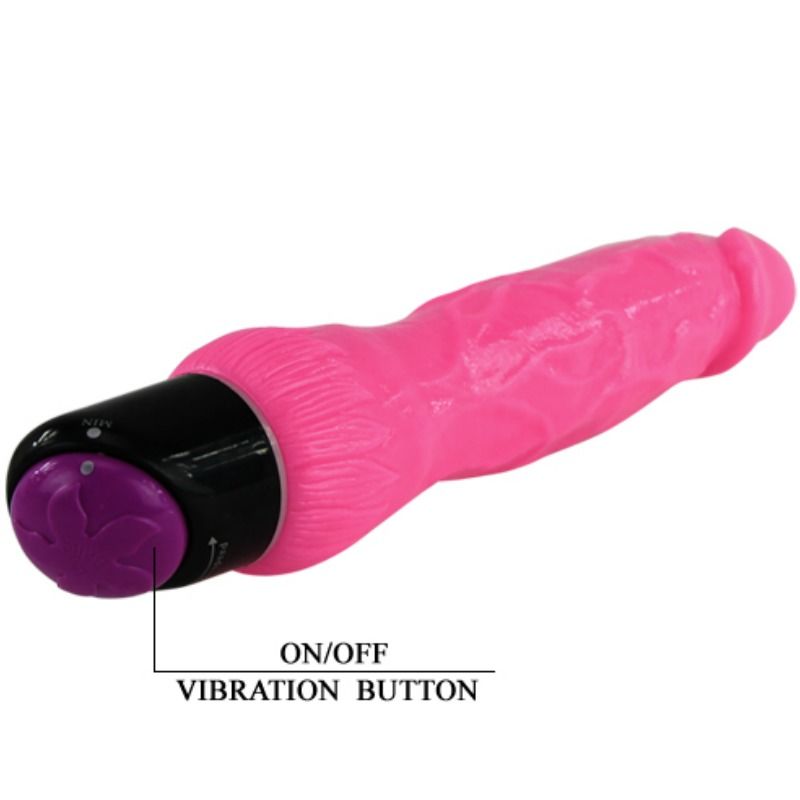 DANCE - VIBRATEUR RÉALISTE COLORÉ SEXUEL ROSE 24 CM