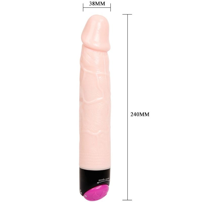 DANSE - VIBRATION ET ROTATION SEXUELLES COLORÉES 24 CM