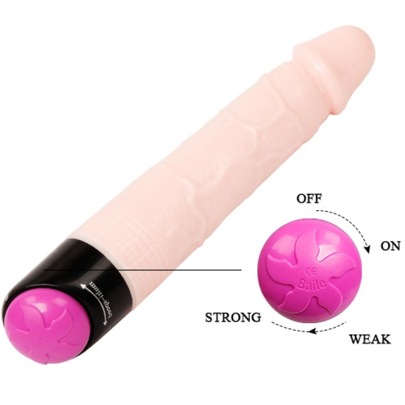DANSE - VIBRATION ET ROTATION SEXUELLES COLORÉES 24 CM