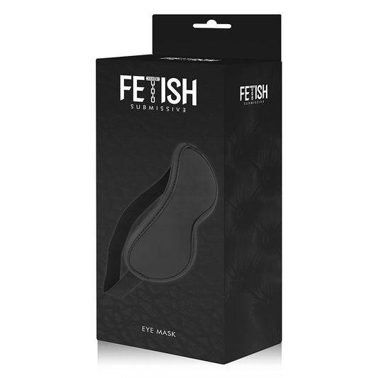 FETISH SUBMISSIVE - MASQUE POUR LES YEUX EN CUIR VEGAN II AVEC DOUBLURE EN NOPRÈNE