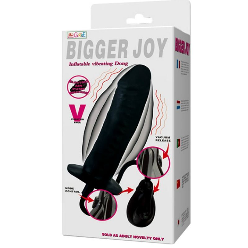 DANCE - BIGGER JOY GODE GONFLABLE AVEC VIBRATION 16 CM