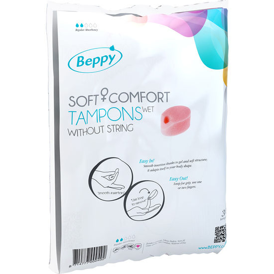 BEPPY - TAMPONS LUBRIFIÉS 30 UNITÉS