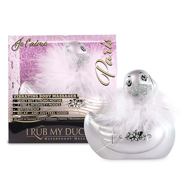 Big Tease Toys - I Rub My Duckie 2.0 | Canard vibrant Paris (argenté)