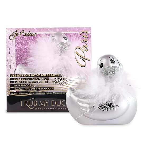 Big Tease Toys - I Rub My Duckie 2.0 | Canard vibrant Paris (argenté)
