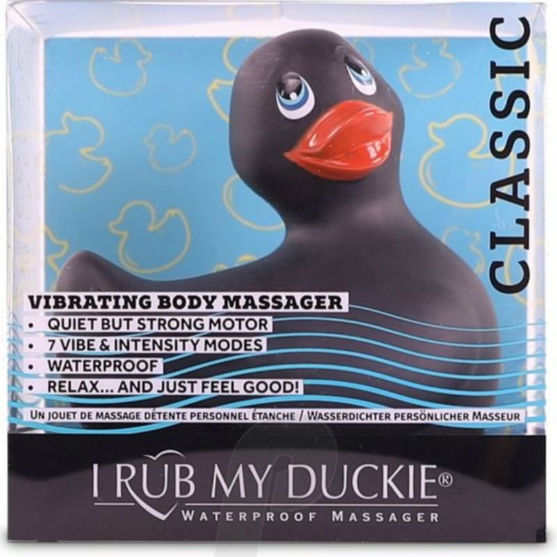 BIG TEASE TOYS - I RUB MY DUCKIE CLASSIQUE VIBRATEUR NOIR CANARD