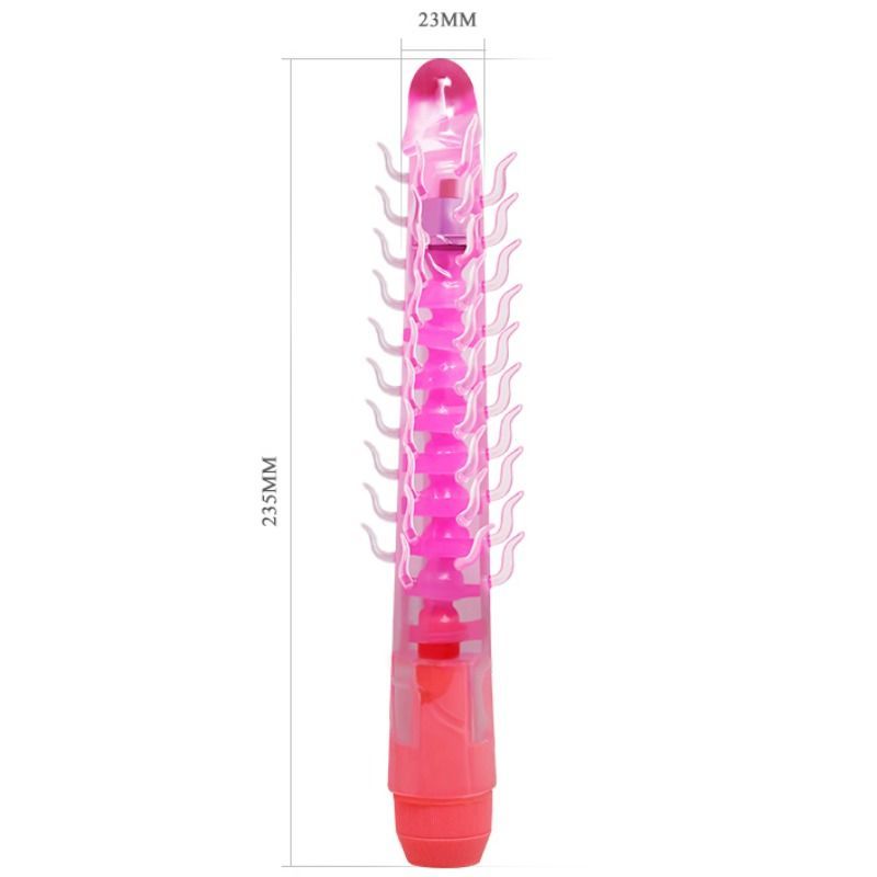 BAILE - FLEXI VIBE SENSUAL SPINE DILDO VIBRANT PLIABLE LILAS 23,5 CM