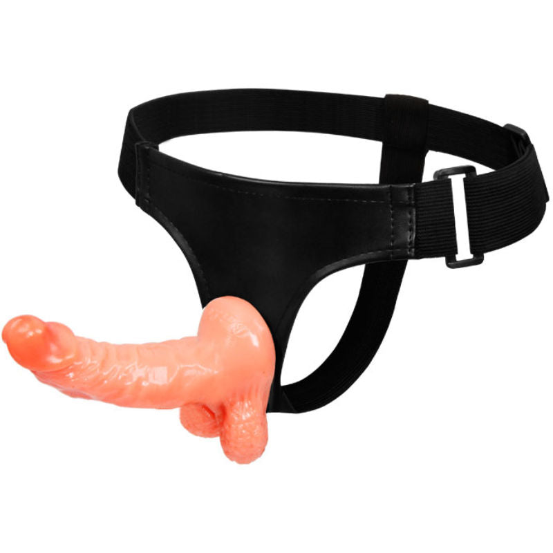 DANSE - HARNAIS AVEC PÉNIS RÉALISTE ET CULOTTE RÉGLABLE ULTRA PASSIONNÉE 15,5 CM