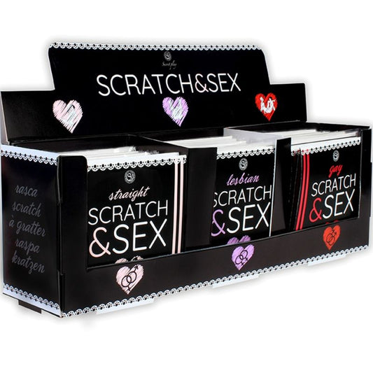 SECRETPLAY - AFFICHAGE + GRATTAGE ET POSITIONS SEXUELLES (ES/EN/FR/PT/DE)