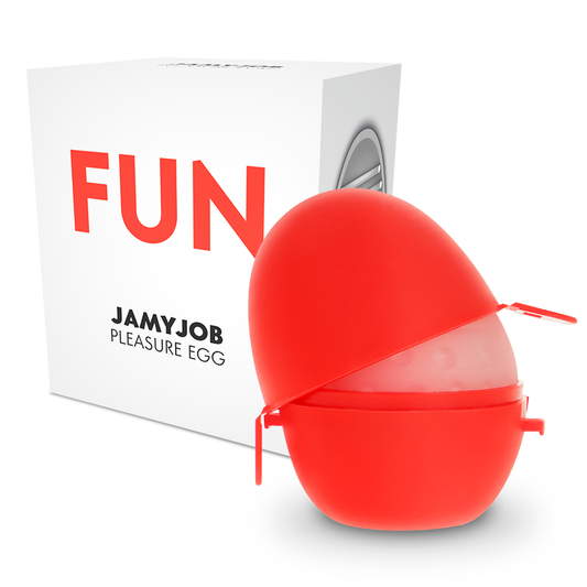 JAMYJOB - MASTURBATEUR DISCRET ŒUF ROUGE ÉDITION FUN