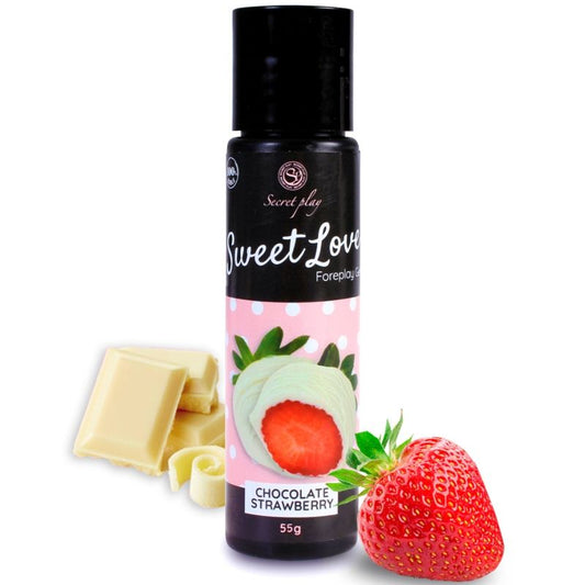 SECRETPLAY - SWEET LOVE GEL FRAISE ET CHOCOLAT BLANC 60 ML