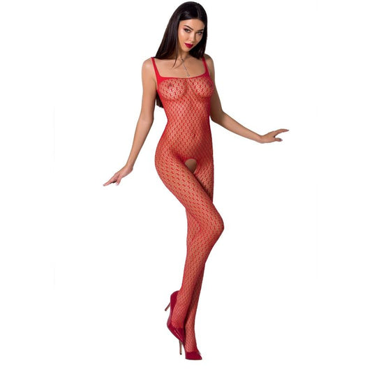 PASSION WOMAN BS071 WHITE BODYSTOCKING ONE SIZE