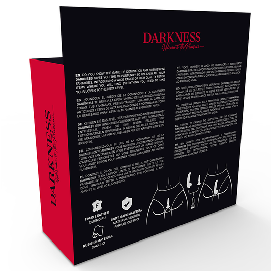 DARKNESS - CULOTTE AVEC PLUG ET GODE INTERCHANGEABLES
