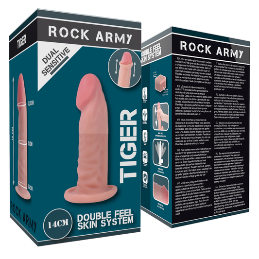 ROCKARMY - TIGER GODE RÉALISTE DOUBLE DENSITÉ 14 CM -O- 4,46 CM